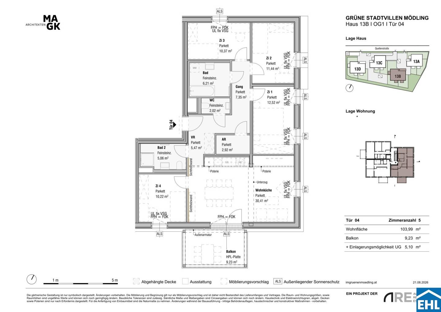Wohnung Neubau Erstbezug Holzbauweise