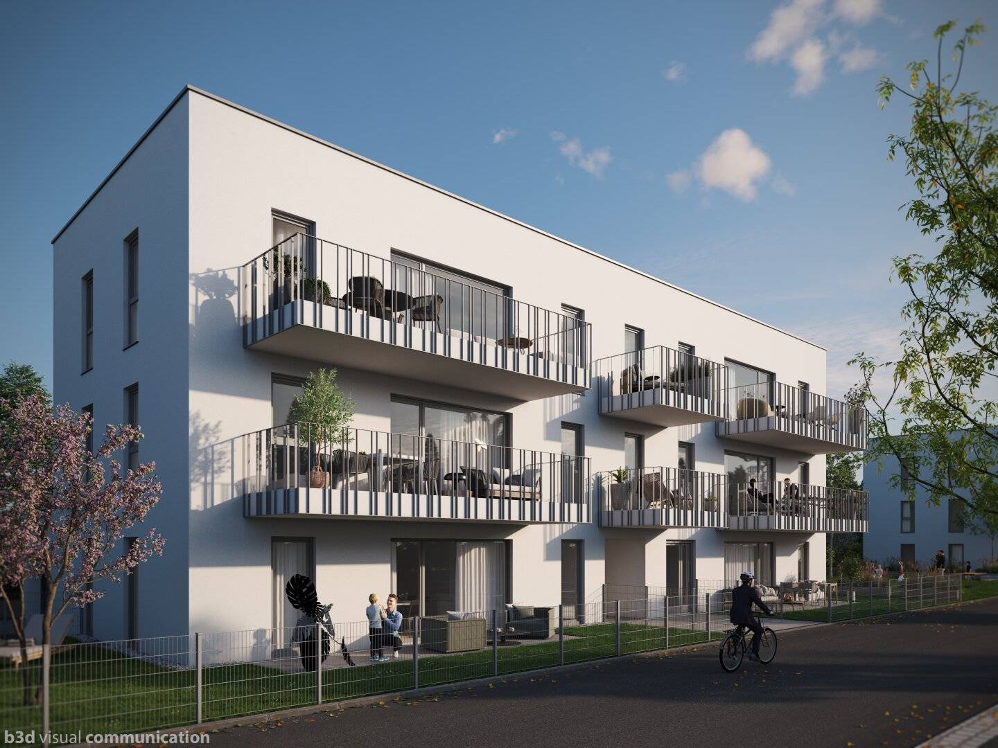 Wohnung mit eigenem Garten und Terrasse im ruhigen Neubau
