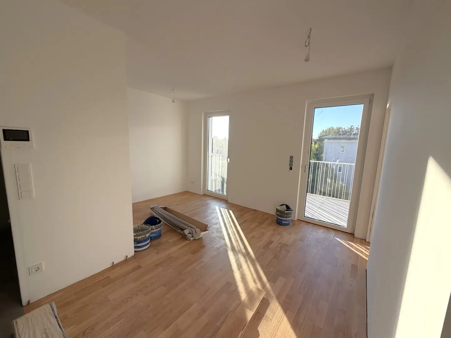 New build apartment with terrace in quiet area