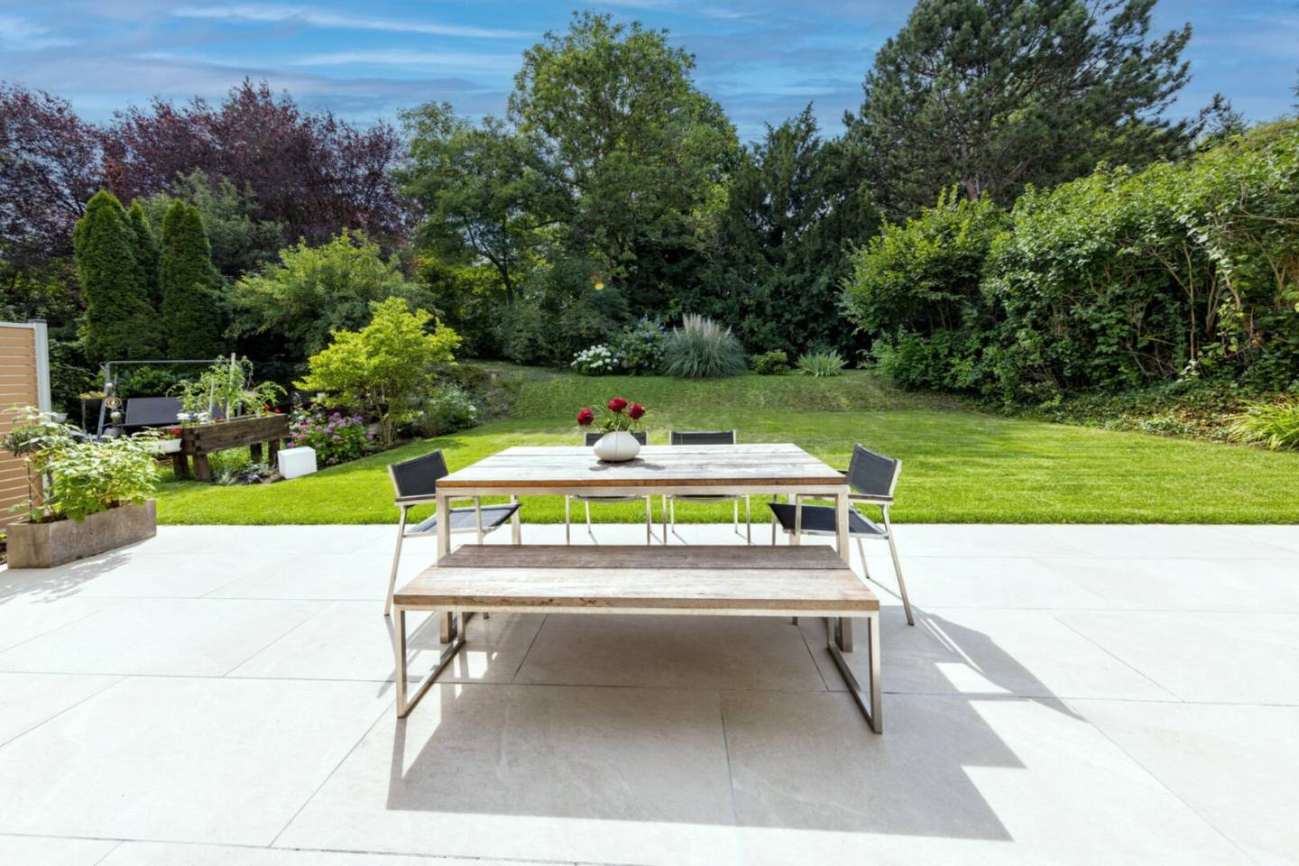 Wohnung mit Garten und zwei Terrassen