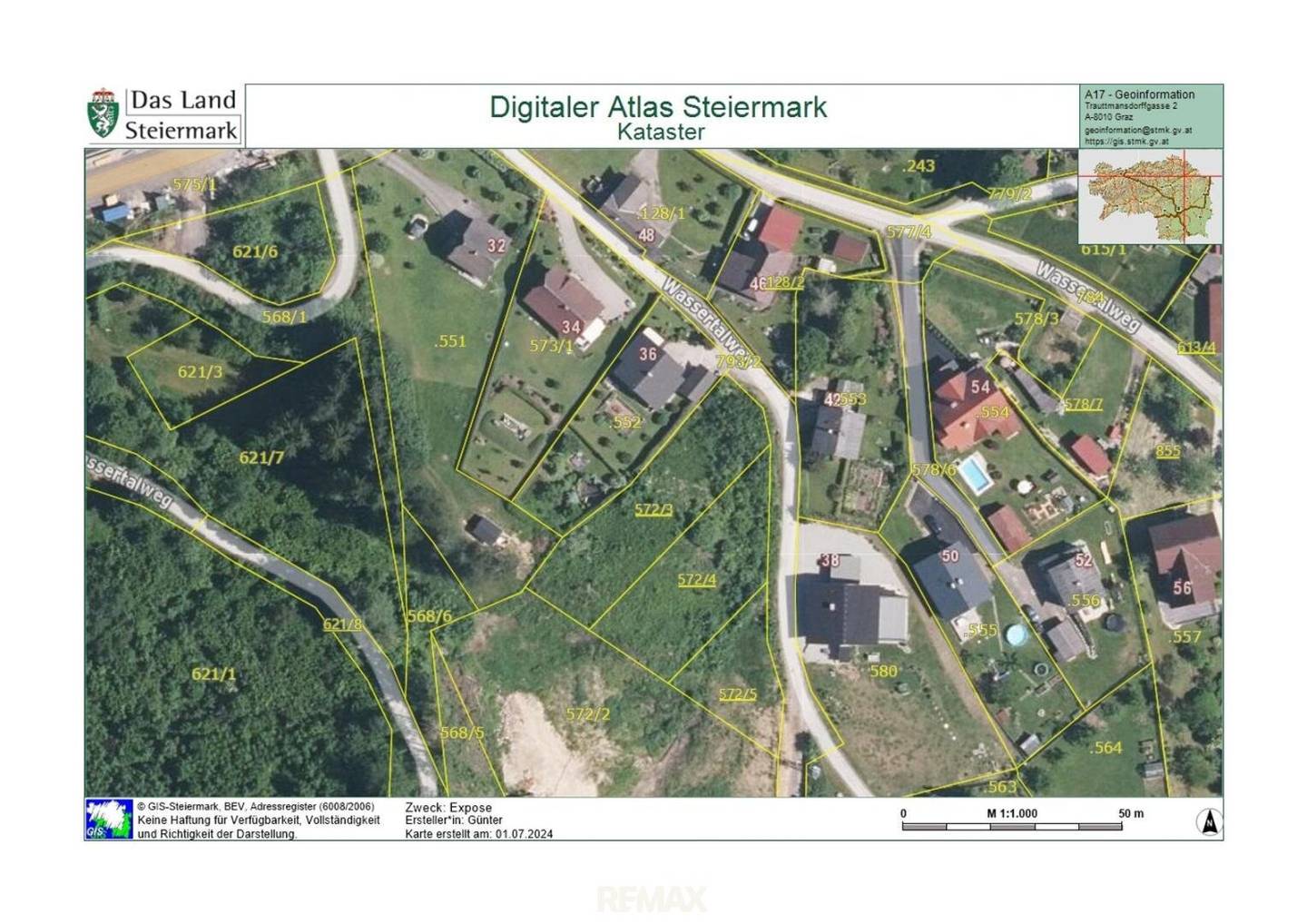 Baugrundstück 497 m² in Krieglach – ruhige, erhöhte Lage mit Ausblick