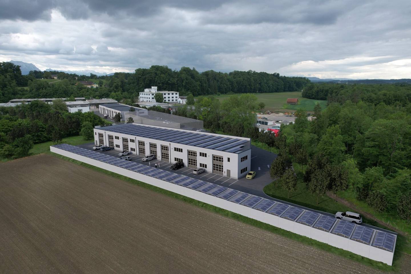 Halle 59,6 m² im Gewerbepark Schwanenstadt kaufen – 6,5 m Höhe