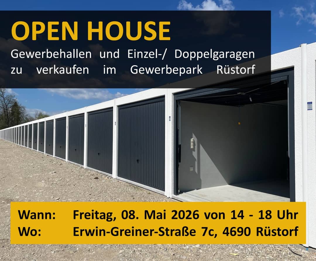 Doppelgaragen zu verkaufen im Garagenpark Rüstorf / Schwanenstadt