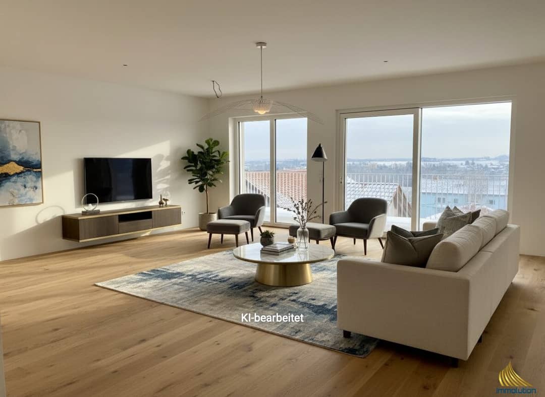 Penthouse with roof terrace and alpine panorama
