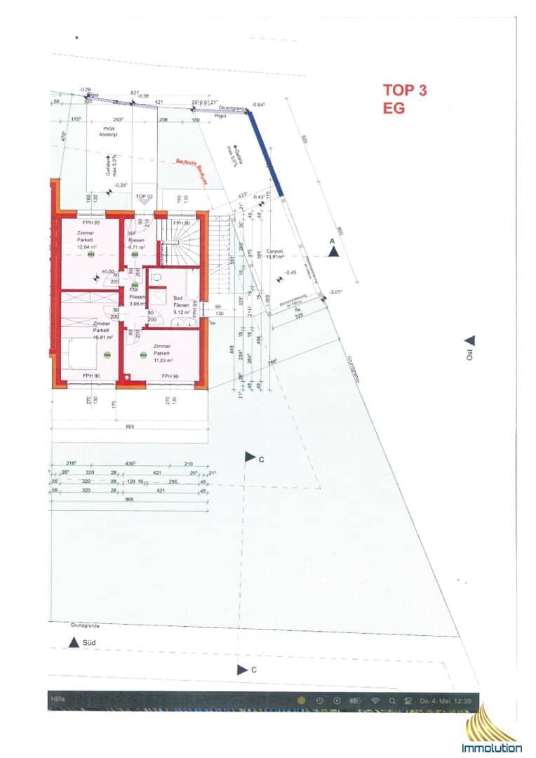 Neubau Reiheneckhaus in Buchkirchen mit 117 m², Garten 250 m²