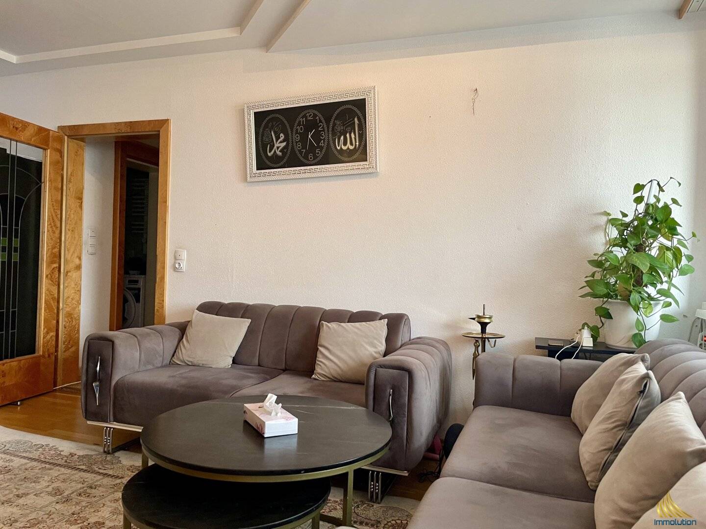 Wohnung nahe der PlusCity Balkon Wintergarten