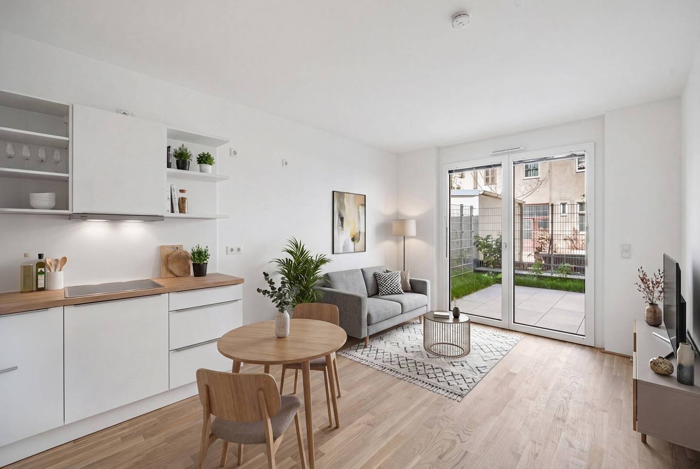 Apartment new build with balcony and terrace