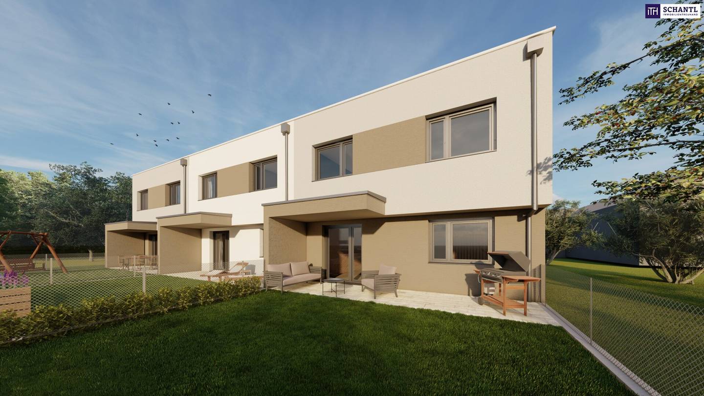Helles Reihenhaus mit Garten und Terrasse in Grünruhelage