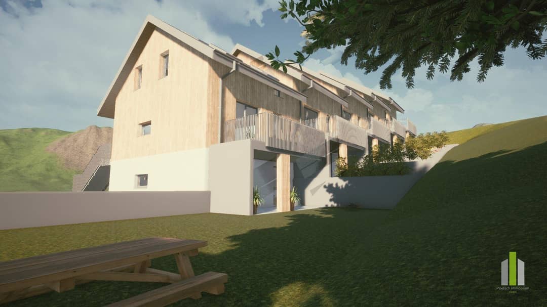 Eck-Reiheneckhaus in Abtenau mit Garten, Balkon, TG in zentraler Lage