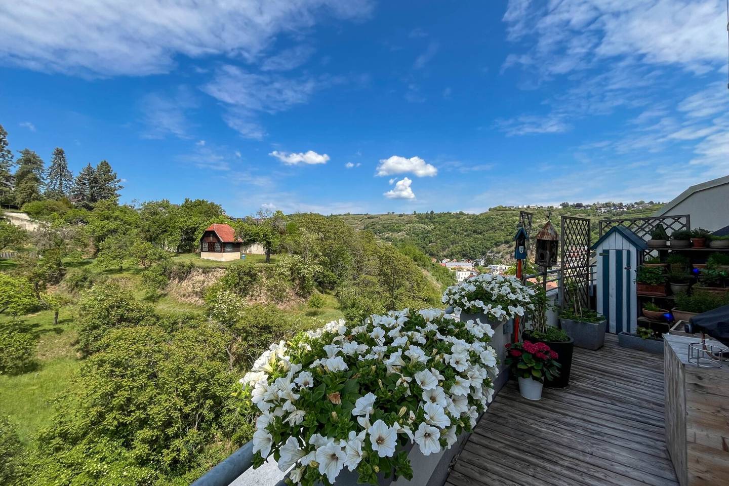 Dachgeschosswohnung mit Dachterrasse Kremstalblick