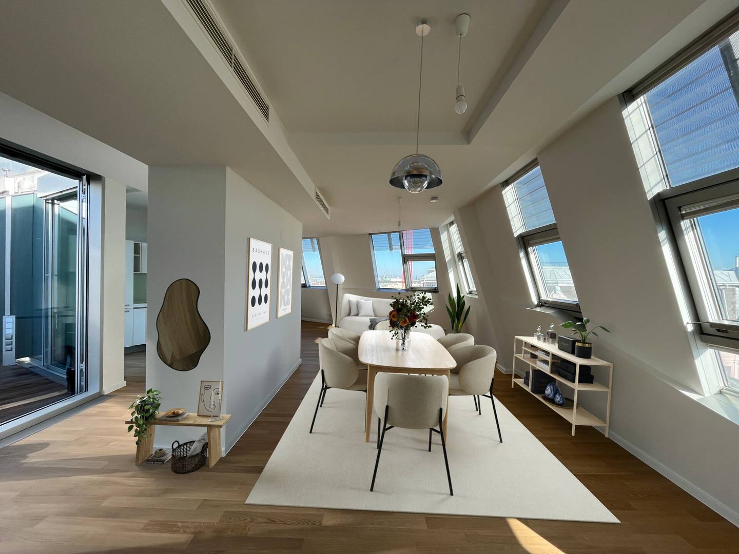 Attic apartment with generous terrace