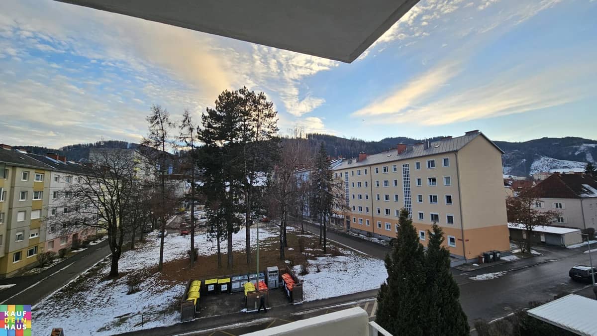 3-Zimmer-Wohnung mit Balkon in Judenburg – 54 m², unbefristet
