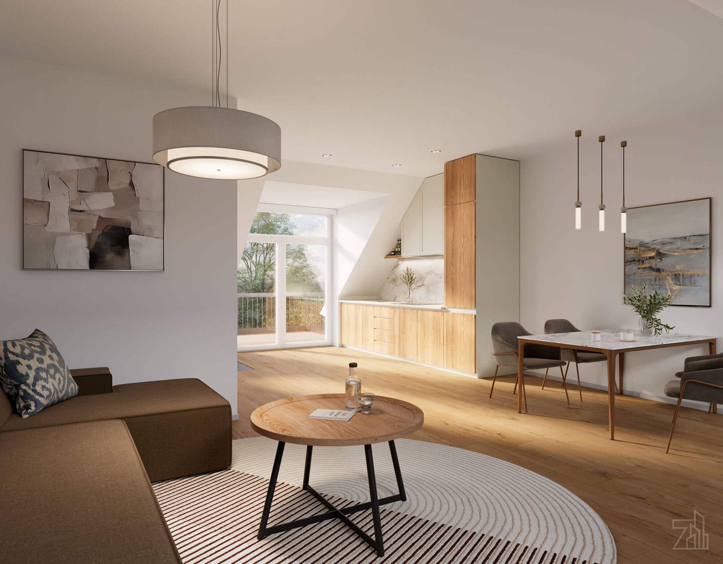 Maisonette apartment Altort Stammersdorf New Build Balcony
