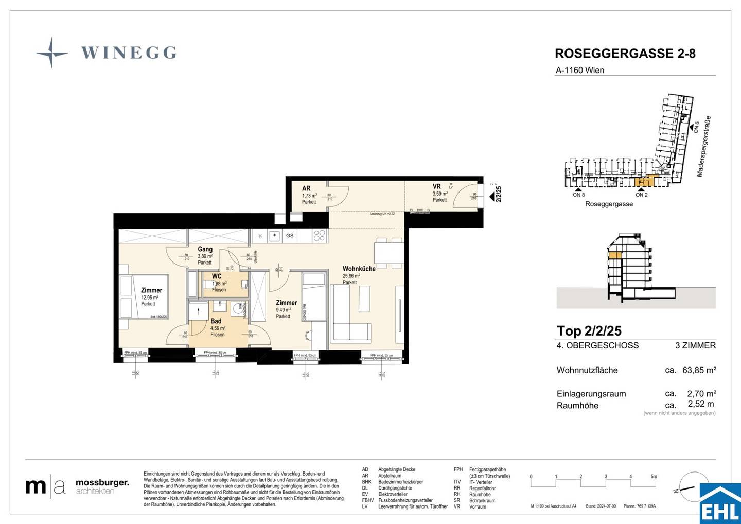 Wohnung nahe Wilhelminenberg Erstbezug