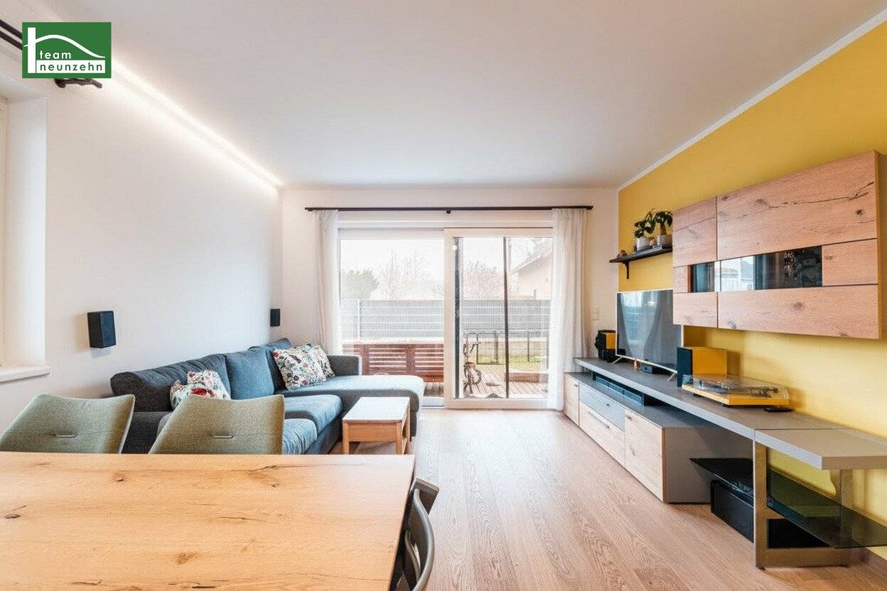 Modern 3-room garden apartment in quiet single-family housing estate – 1220 Wien