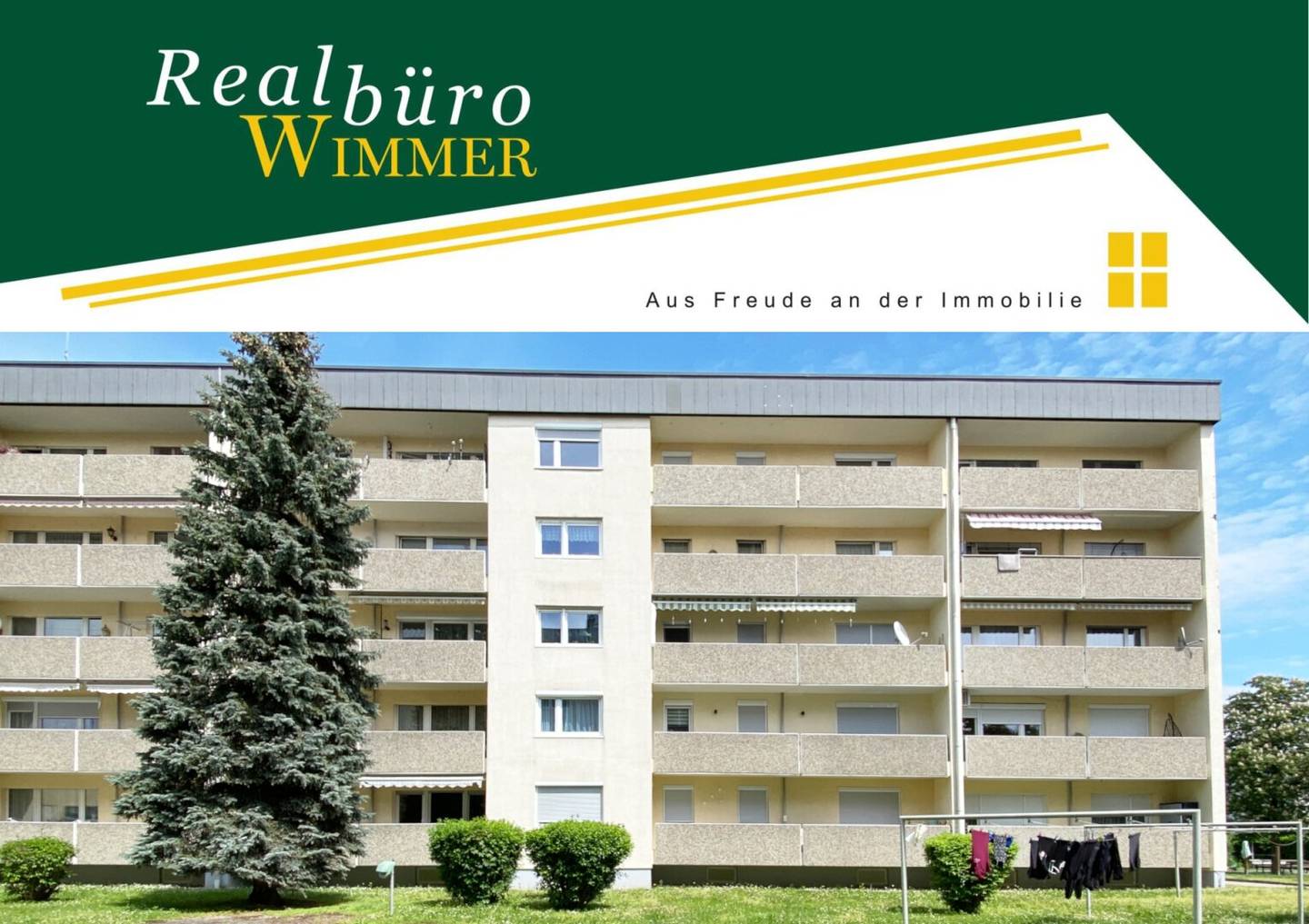 Wohnung im obersten Geschoss mit Lift und sonniger Loggia