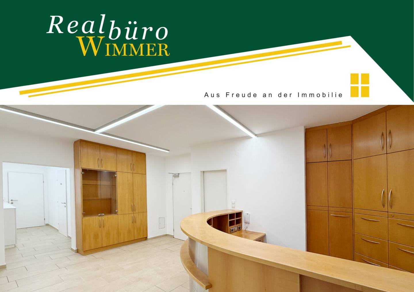 Attractive, spacious practice and office spaces near the hospital