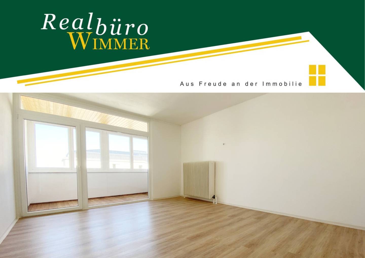 Wohnung im obersten Geschoss mit Loggia