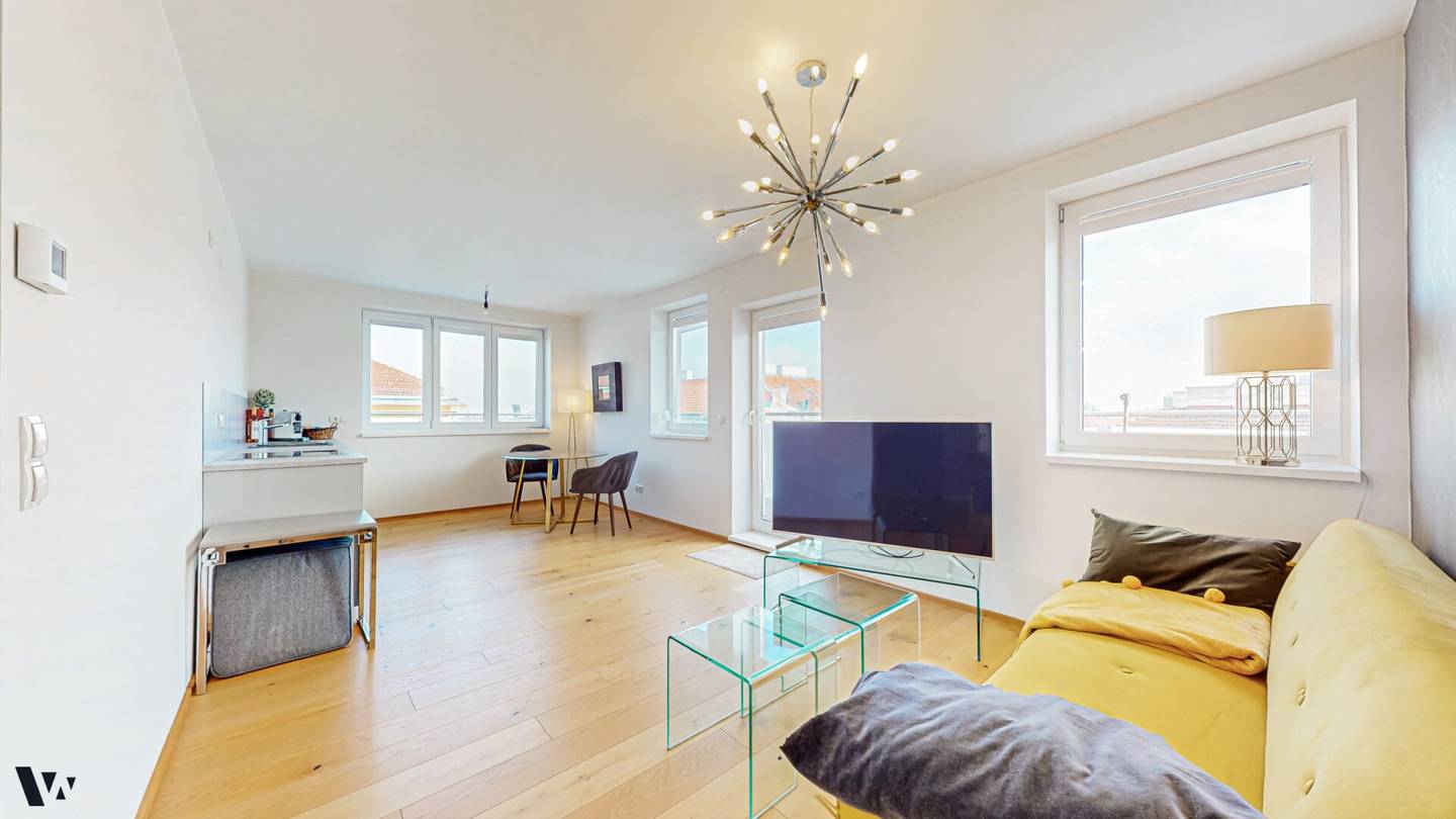 Attic dream with wraparound balcony | Fully furnished