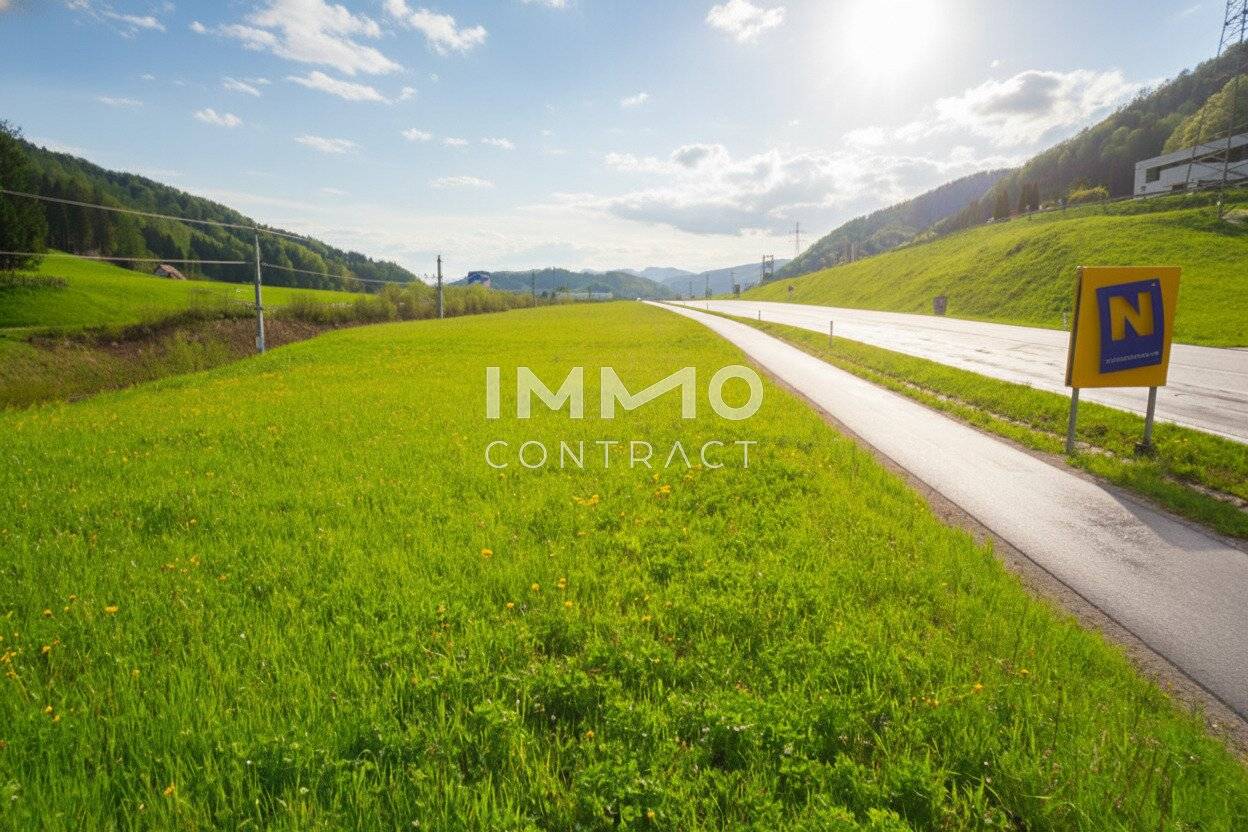 Betriebsbaugrund Waidhofen/Ybbs-Gaflenz, ca. 4.600 m² gute Werbefläche