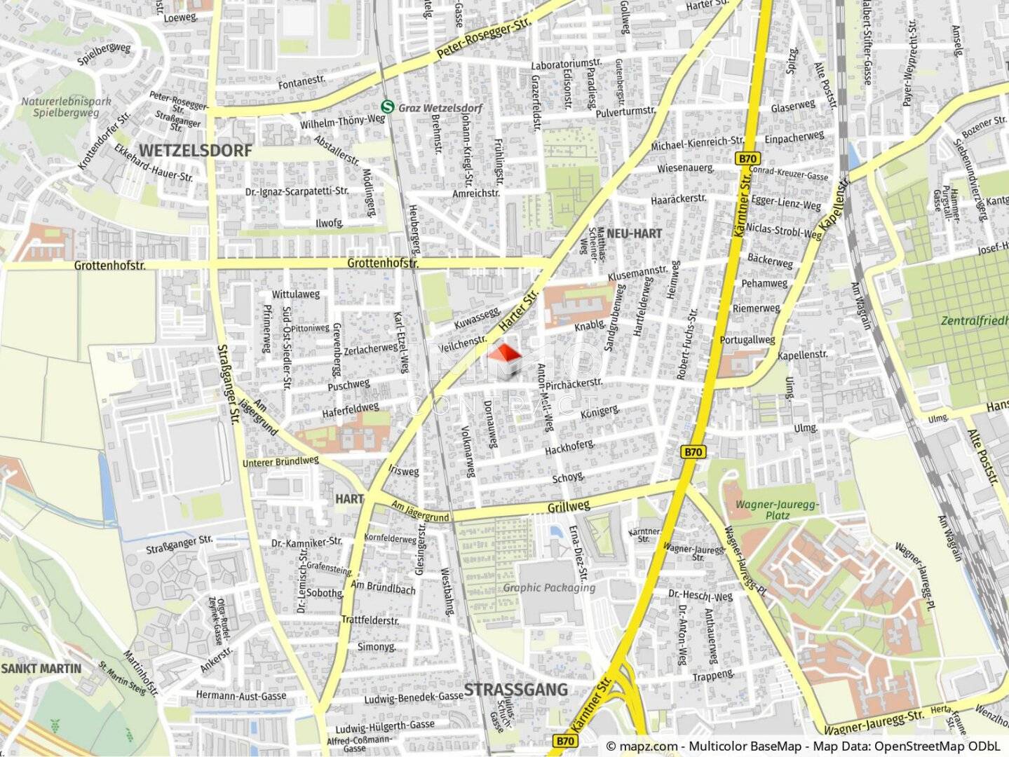 Tiefgaragenstellplatz in Graz: Sicher parken für nur 75 € im Monat! - Pirchäckerstraße 38