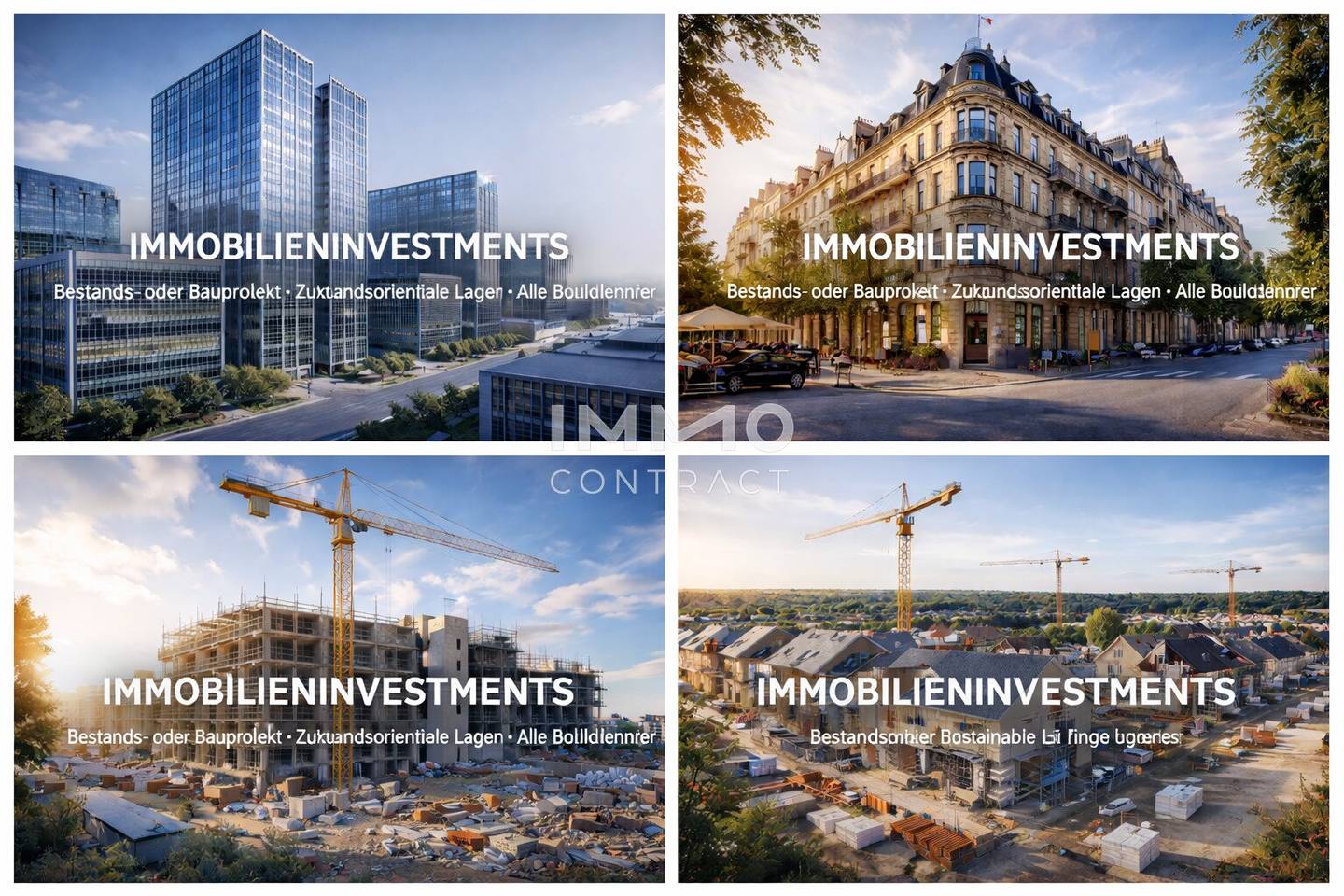 OFF MARKETS I Immobilieninvestments | Bestands- oder Bauprojekte | Zukunftsorientierte Lagen