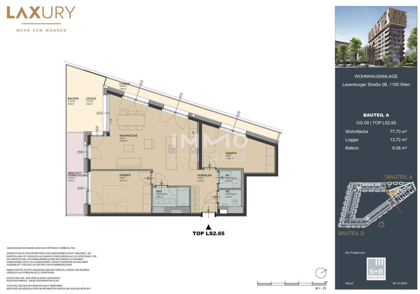 Custom interior fittings Hauptbahnhof Courtyard with a view commission-free
