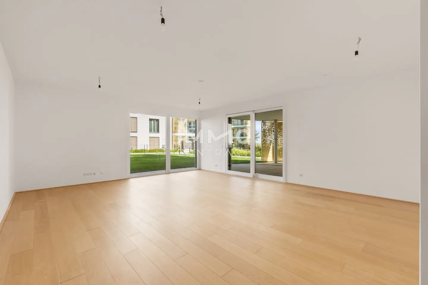 New build apartment with garden directly on the Danube