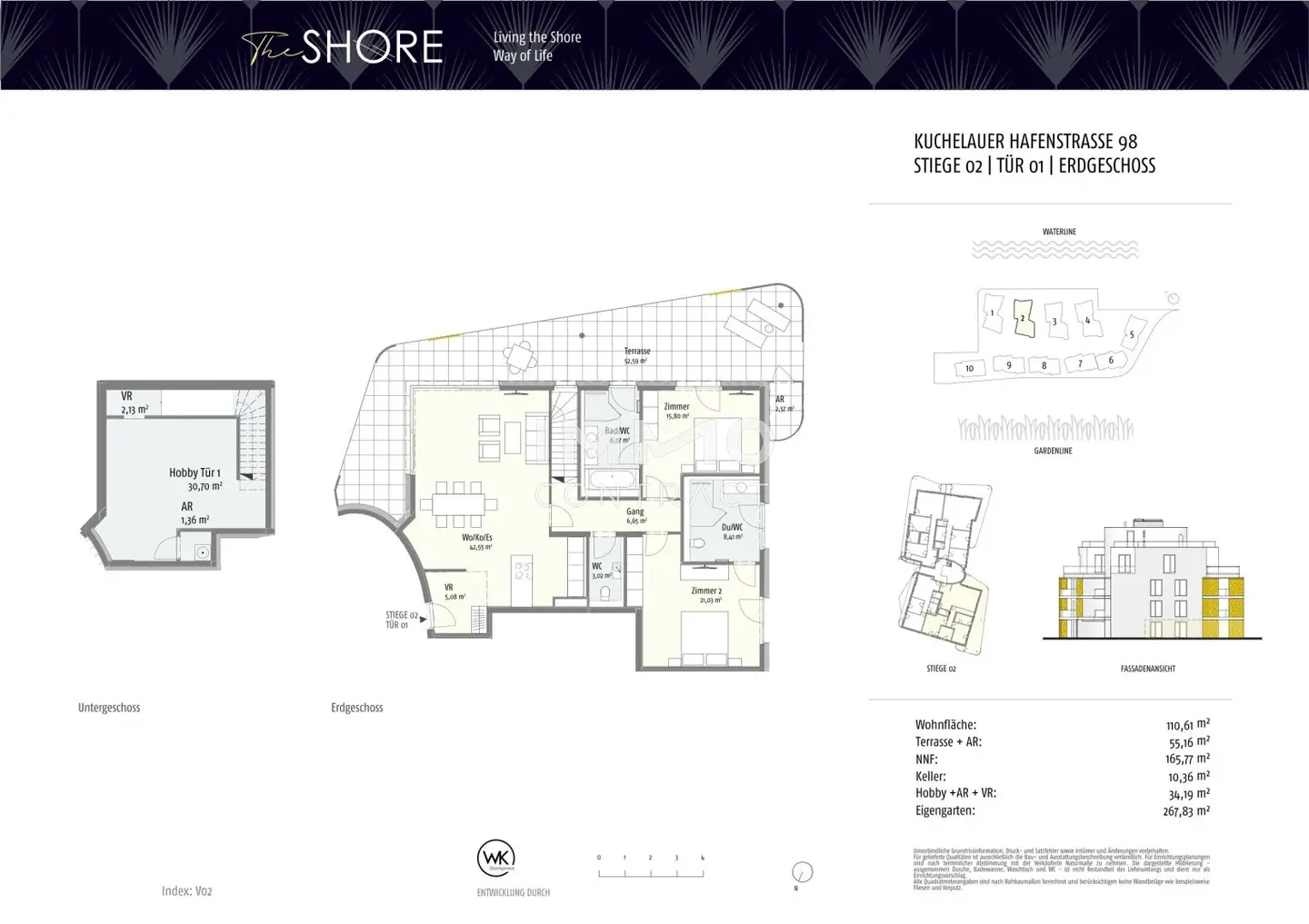 Waterfront Wohnung with private dock