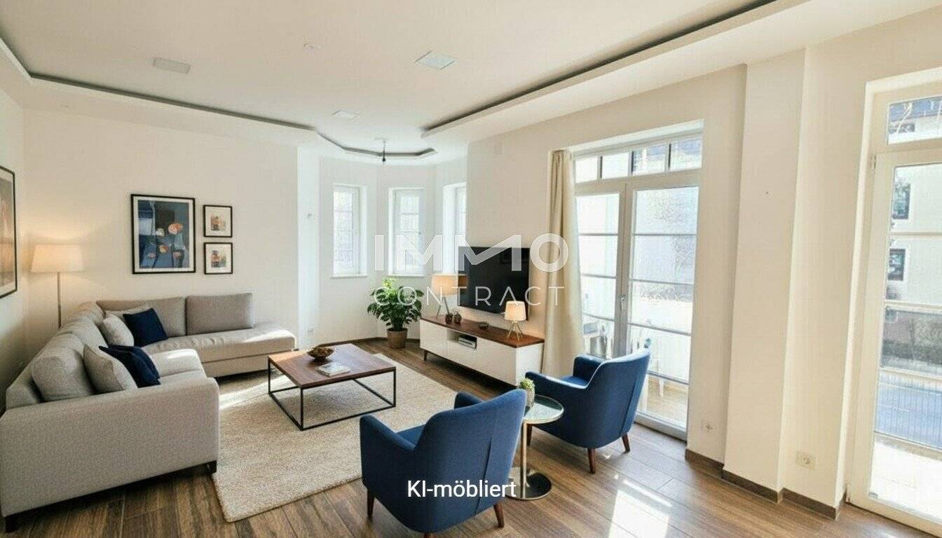 Historical, completely renovated villa on exceptional park property in Baden