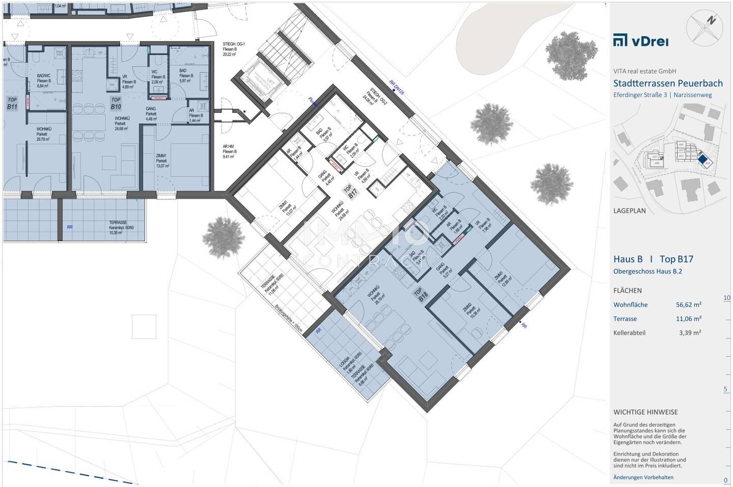 Wohnung Zentrum Peuerbach Terrasse Erstbezug
