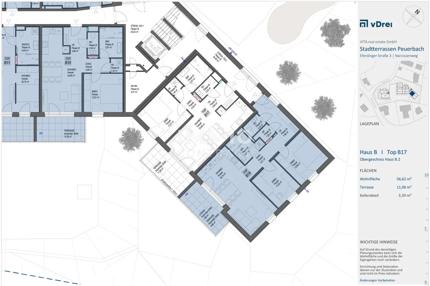 Wohnung Zentrum Peuerbach Terrasse Erstbezug