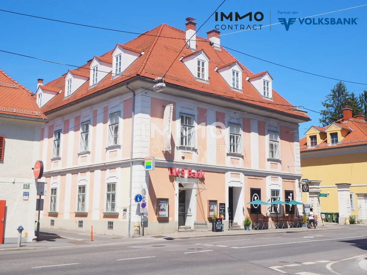 Klimatisierte Büro-/Praxisräume in Graz - nahe der KF-UNI: Heinrichstraße 47a