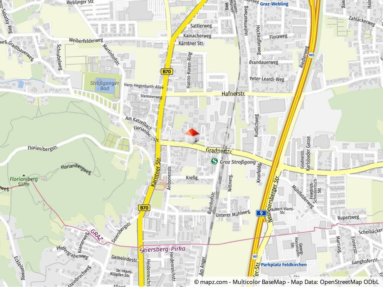 Tiefgaragenplatz zur Vermietung - Gradnerstraße 186 - AKTION: das 1. Monat mietfrei* !