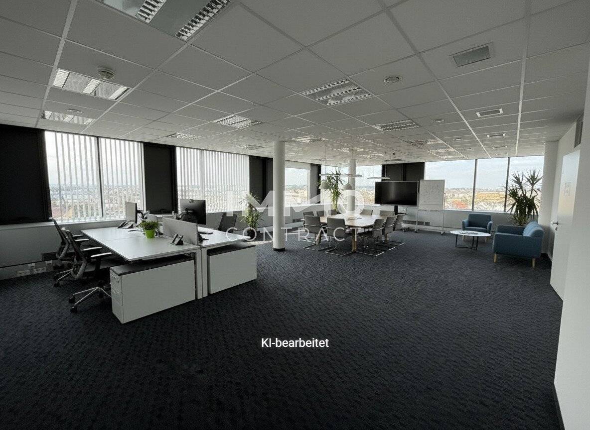 Penthouse-Bürofläche am Bahnhof Wels, 337 m², 2 Ebenen, mit Fernblick
