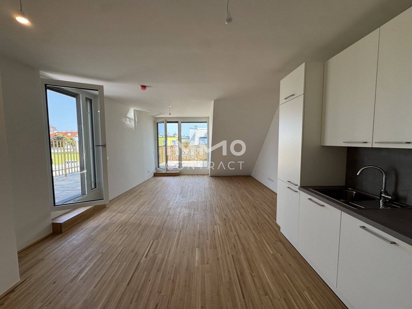 2-Zimmer-Wohnung Dachgeschoss mit 2 Terrassen am Kagraner Platz in Wien
