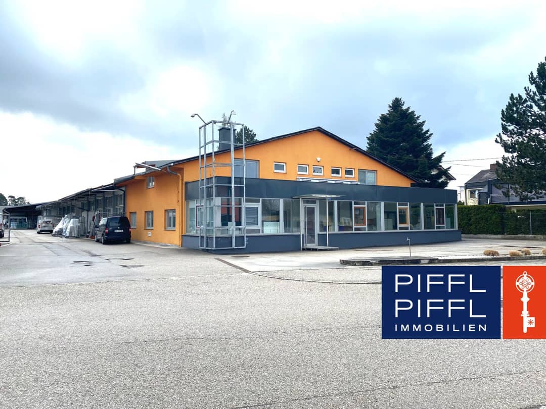 Halle 1.569 m2 in Gunskirchen bei Wels, 2 Tore, Parkplätze inkl.