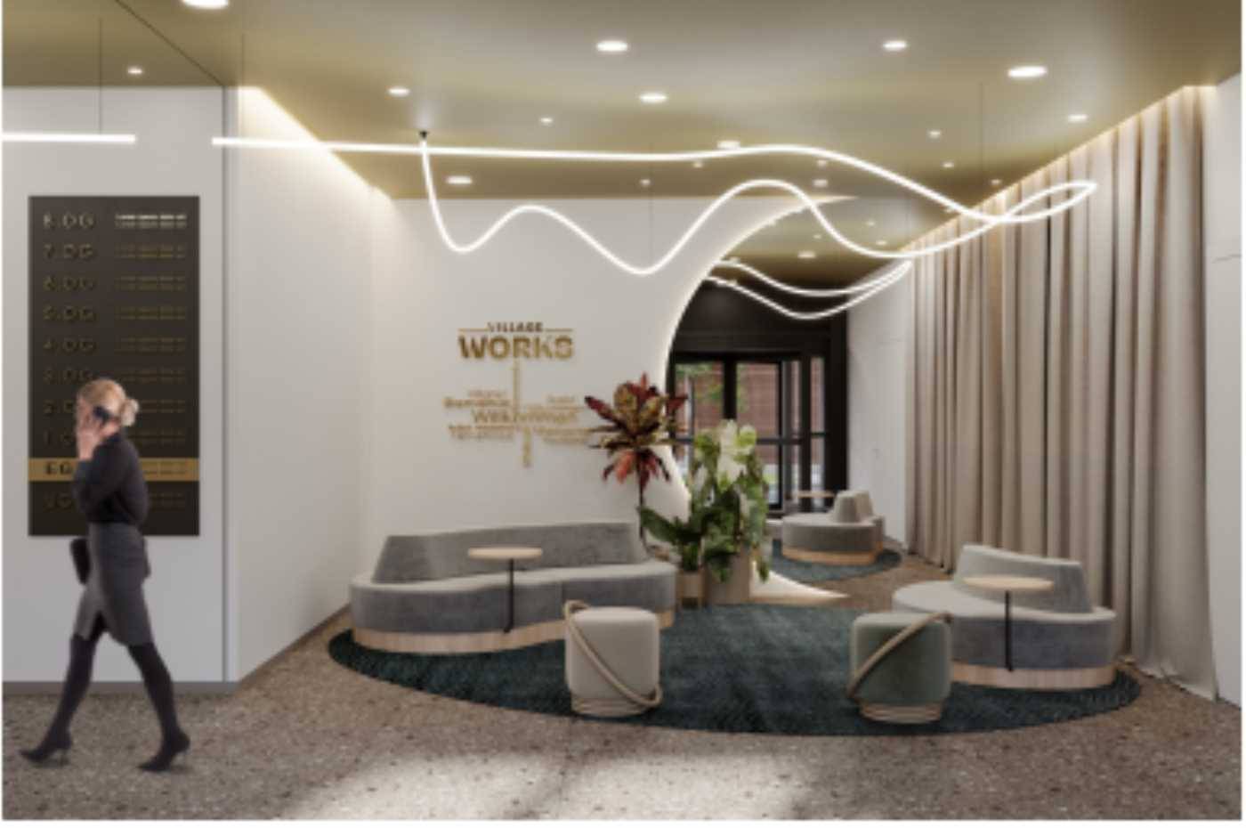 Büroflächen im Village Works, Wien 1030 – DGNB Platin, 33 Stellplätze