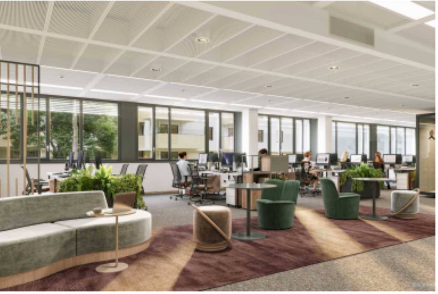 Büroflächen im Village Works, Wien 1030 – DGNB Platin, 33 Stellplätze