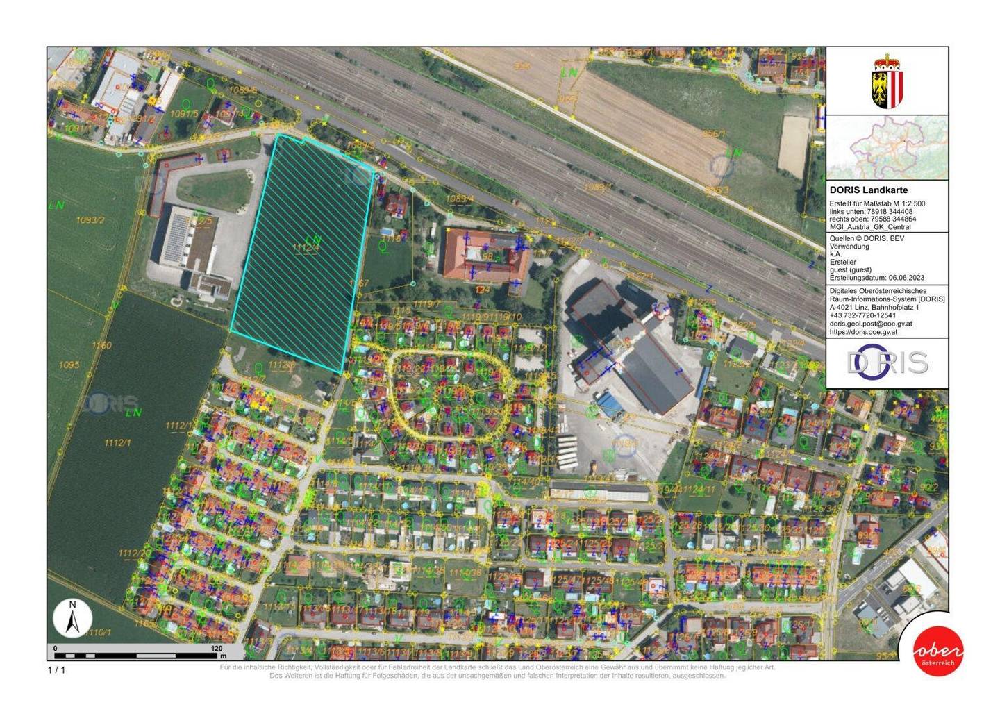 Gewerbegrundstück in Asten nahe A1/B1 – 12.431 m² Nutzfläche, großzügig