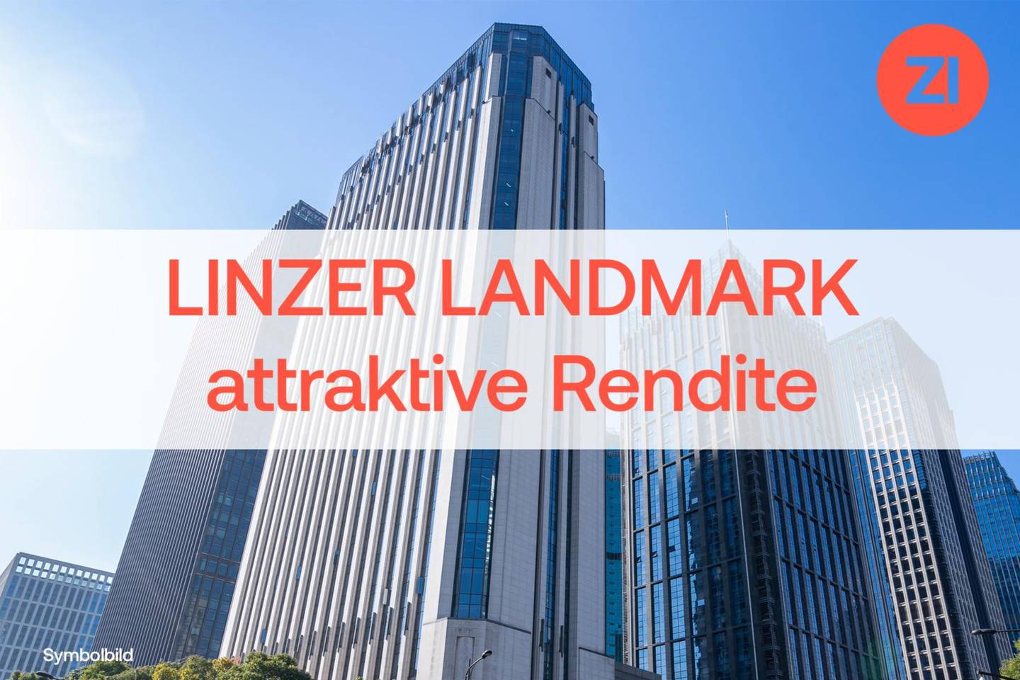 LINZER LANDMARK – Büro-Turm mit 5.439 m² Nutzfläche in Linz, Top-Lage