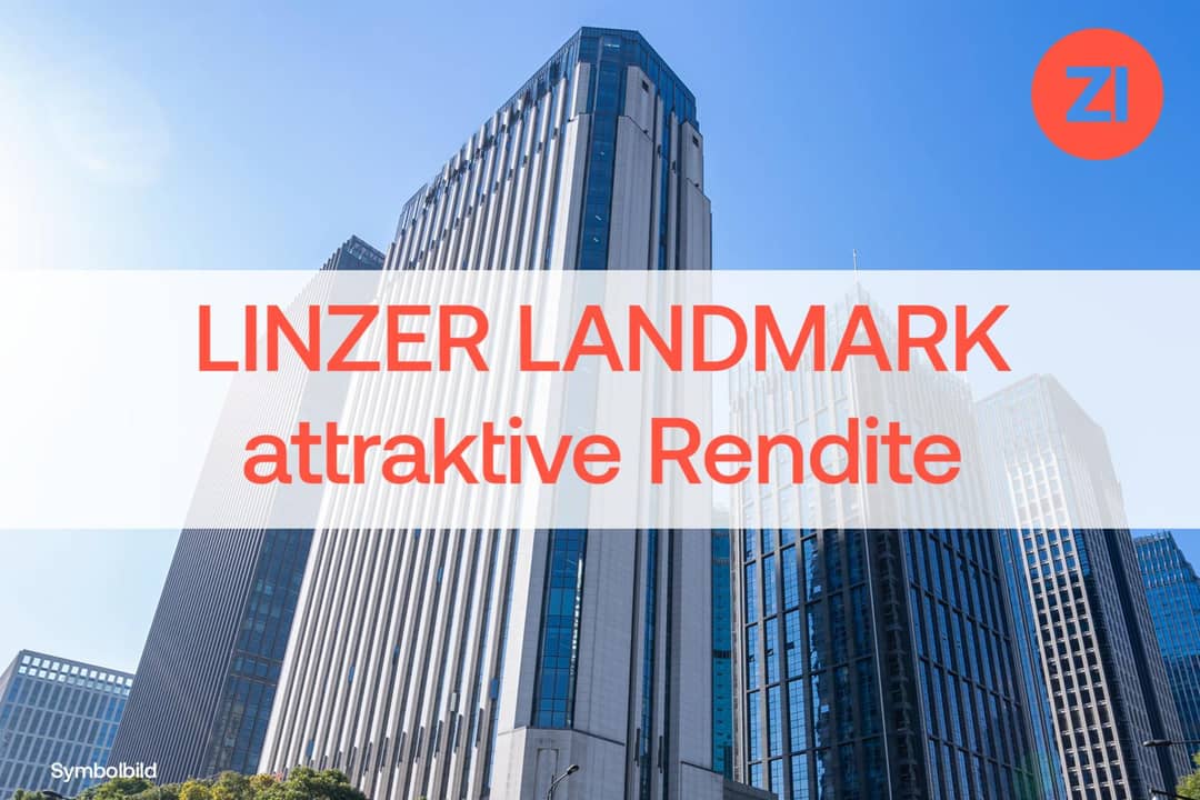 LINZER LANDMARK – Büro-Turm mit 5.439 m² Nutzfläche in Linz, Top-Lage