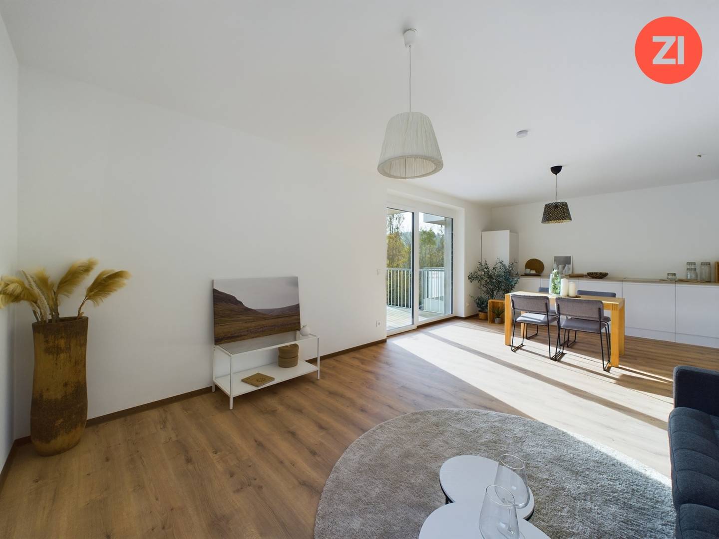 Apartment first occupancy with balcony near the S10 motorway