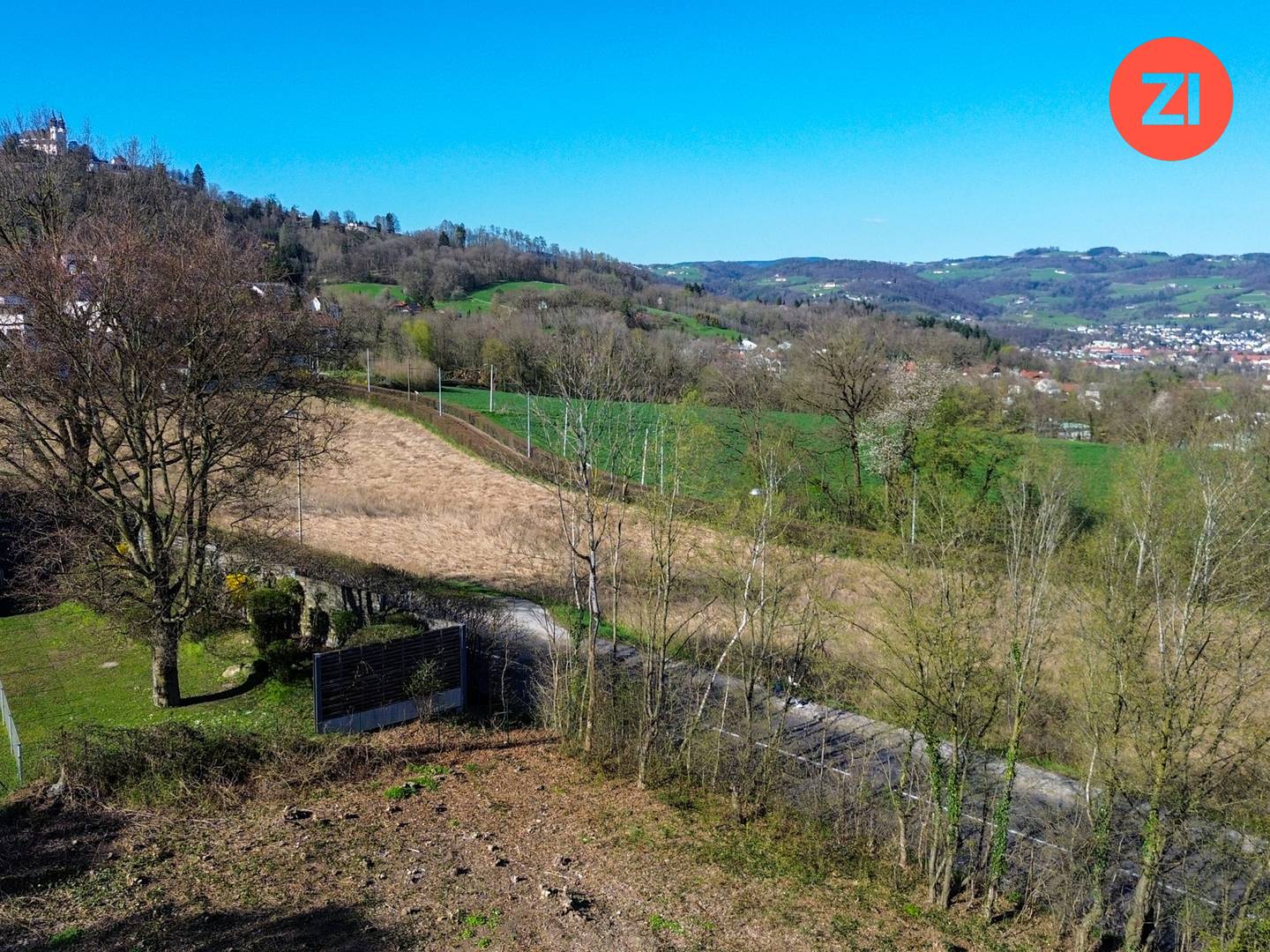Pöstlingberg Grundstück mit 1.179 m² 180°-Weitblick über Linz