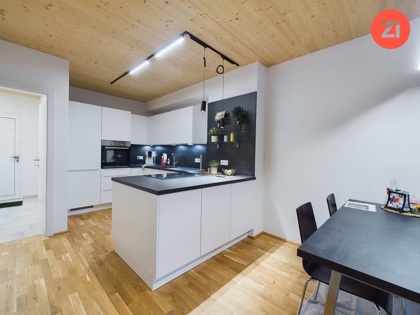 *AUGARTEN* Reihenhaus mit 4- Zimmer Terrasse und Garten - Holzriegelbauweise
