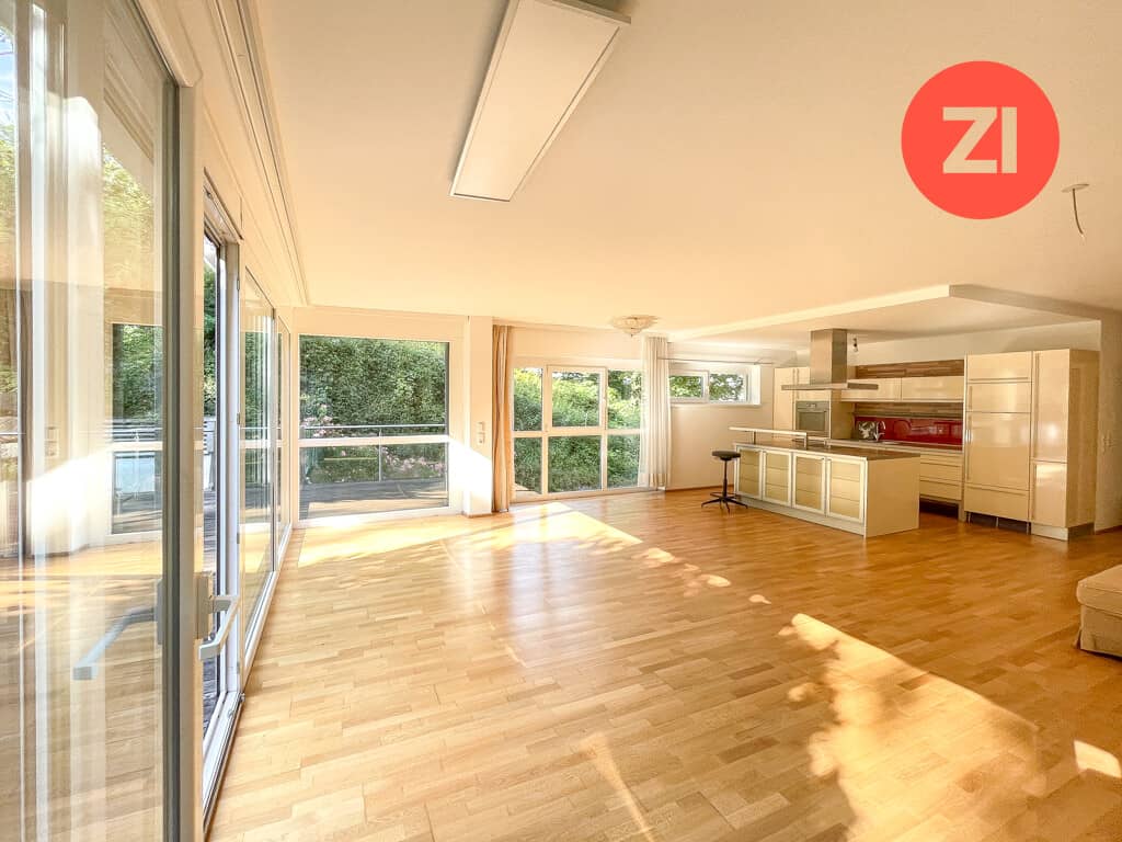 Apartment with unobstructed green view terrace
