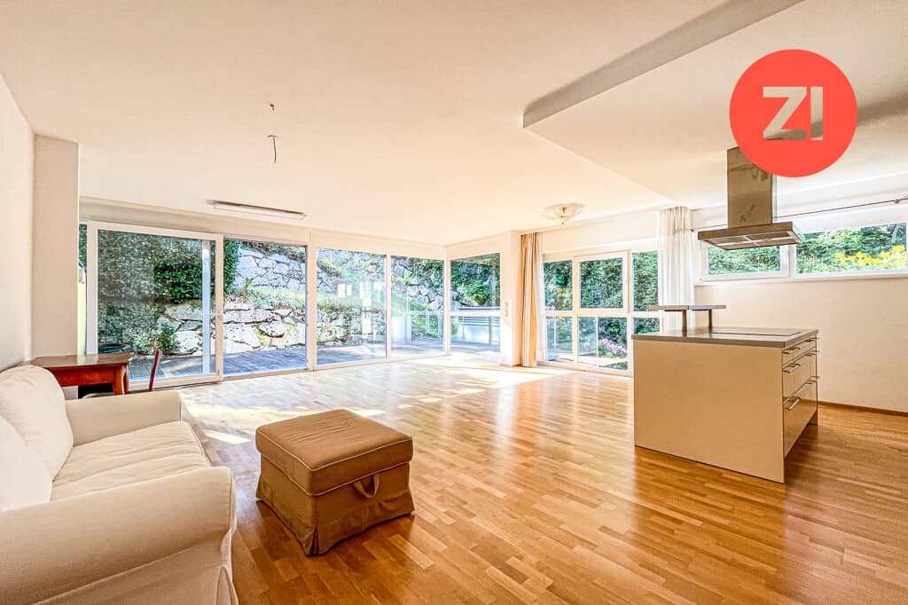 Apartment with unobstructed green view terrace