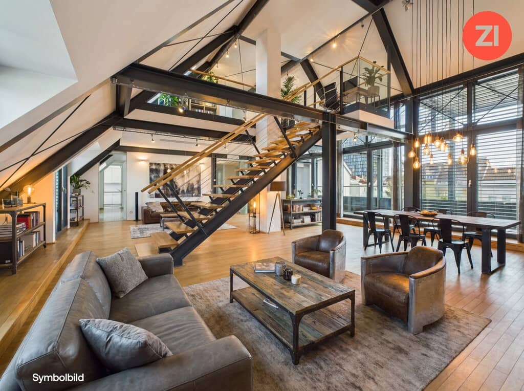 Penthouse with generous south facing terraces and sauna