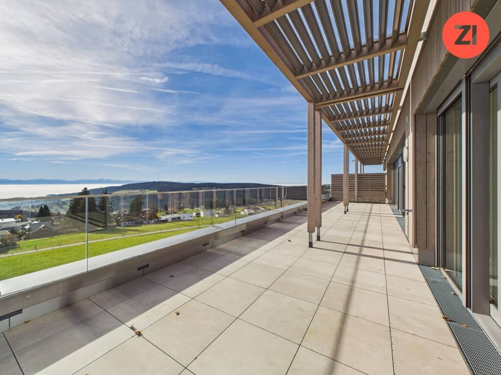 Dachgeschosswohnung mit Terrasse Aussicht Linz