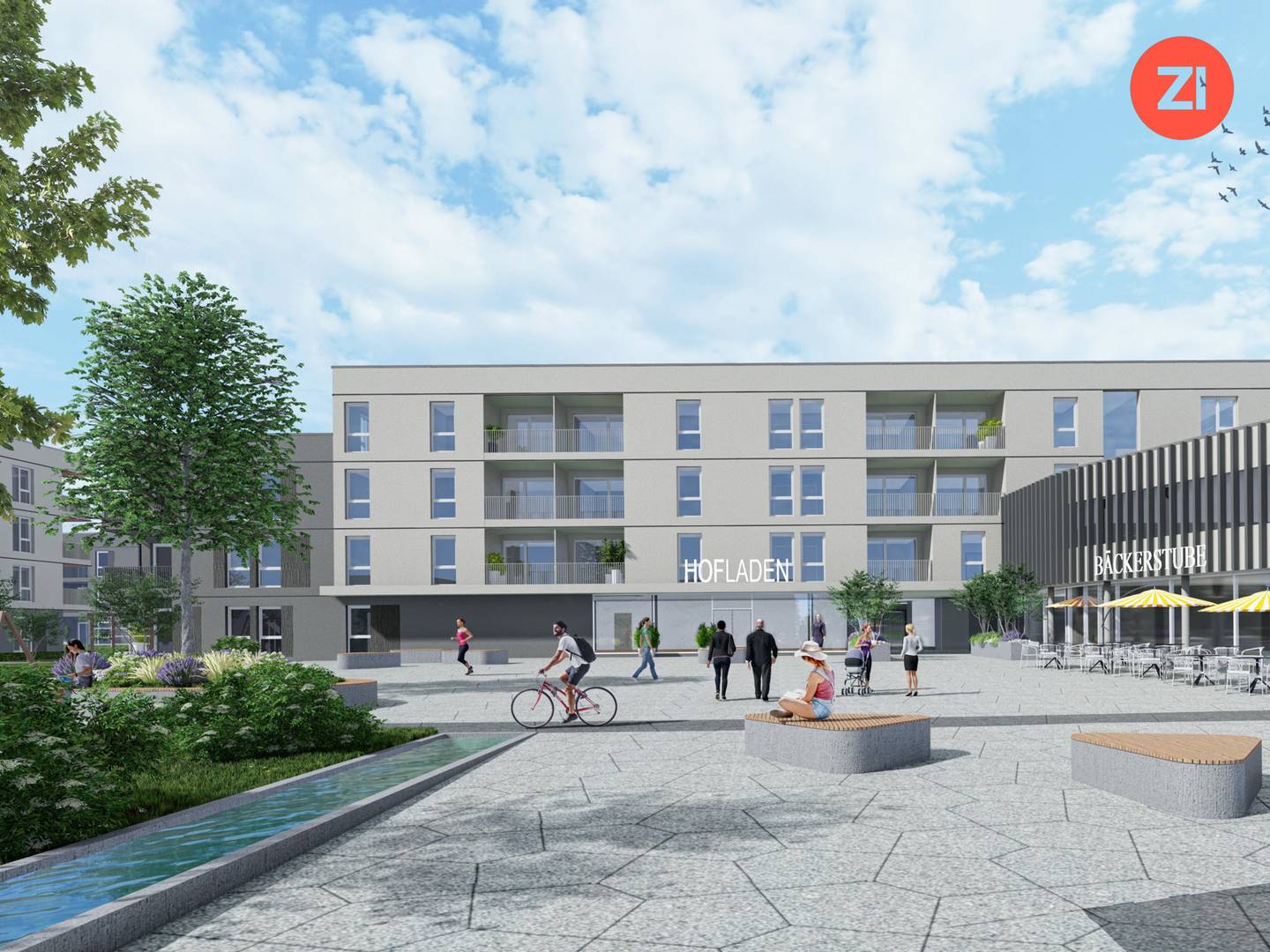 Gewerbeflächen - "Am Dorfplatz - Alkoven Straßham"
